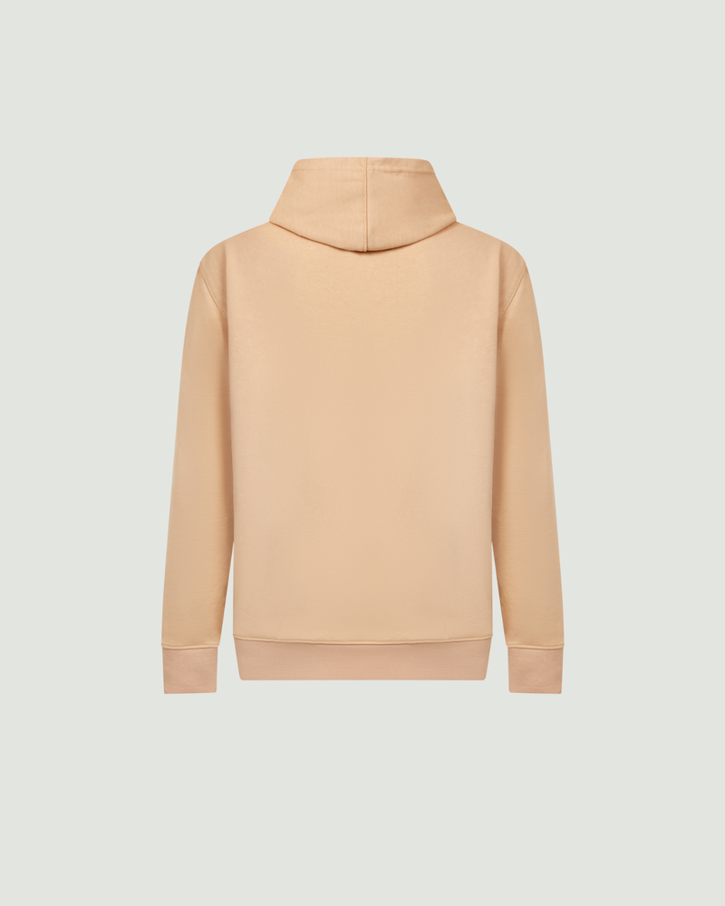 Camel Loopback Hooded Sweatshirt