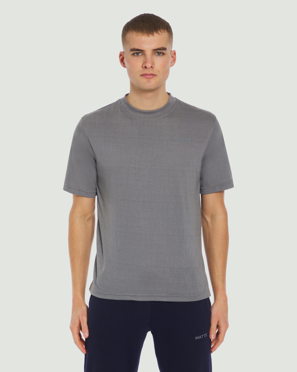 Grey Stamped T-Shirt