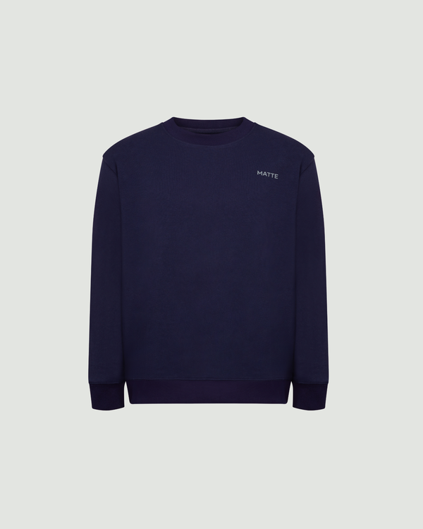 Navy Loopback Sweatshirt