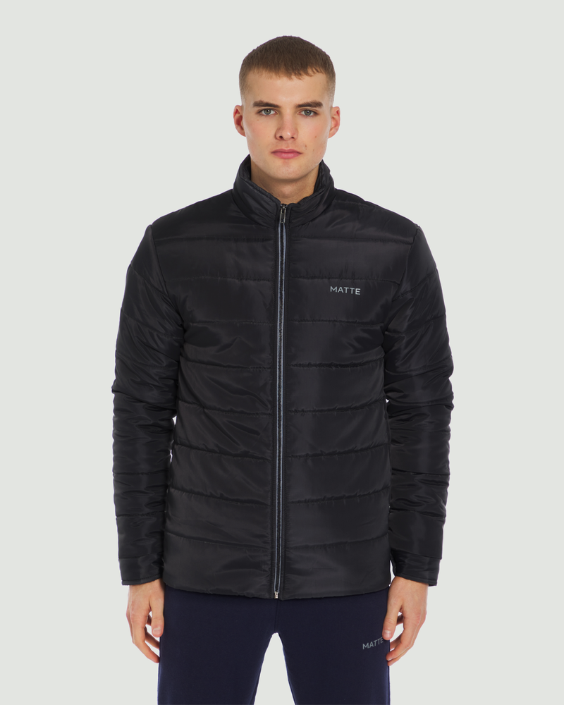 Black Fitted Puffer