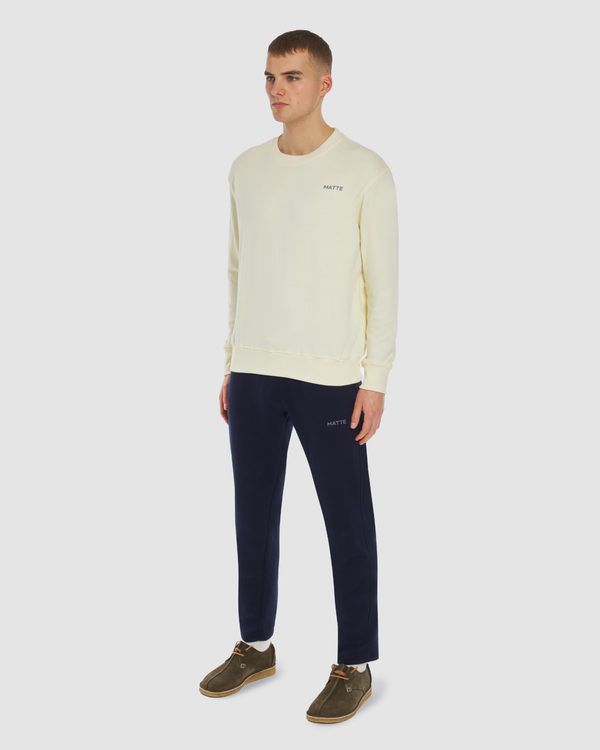 Cream Loopback Sweatshirt